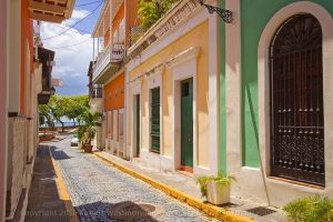 A Side Street in Old San Juan