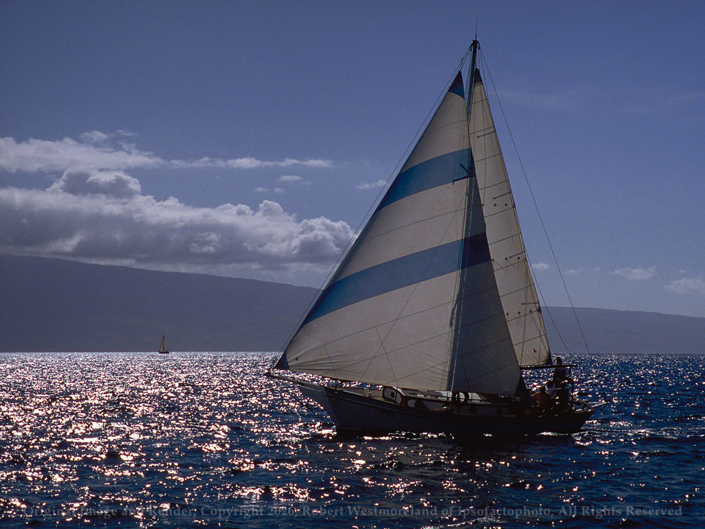 Hawaii Maui Sailboat
