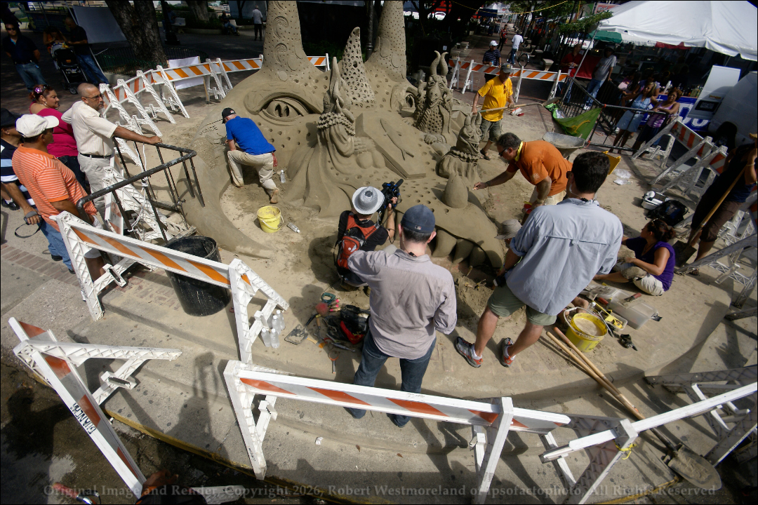 Ponce Plaza Sand Sculpture